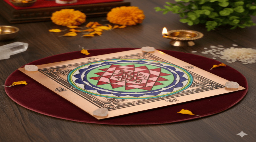 Sacred Shree Yantra for Home & Business Growth