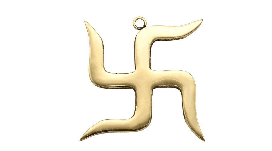 Brass Swastika Sathiya Satiya Wall Hanging For Vastu
