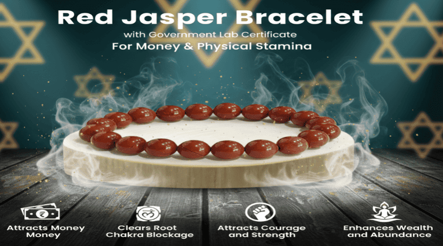 Natural Red Carnelian Gemstone Beaded Stretch Bracelet