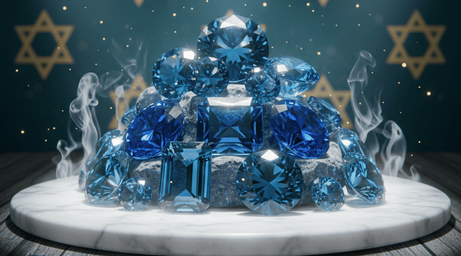 Blue Crystal Vastu Remedy – Symbol of Calm, Growth & Financial Stability