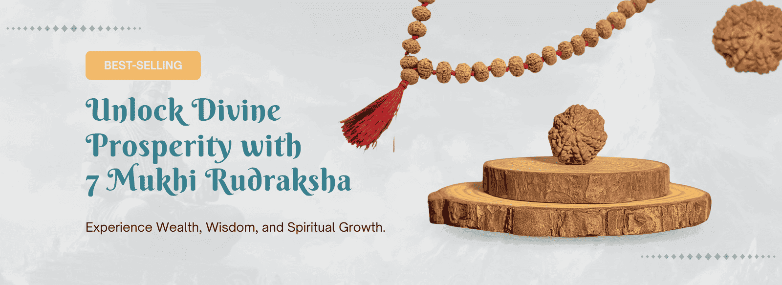 7 Mukhi Rudrasha Banner